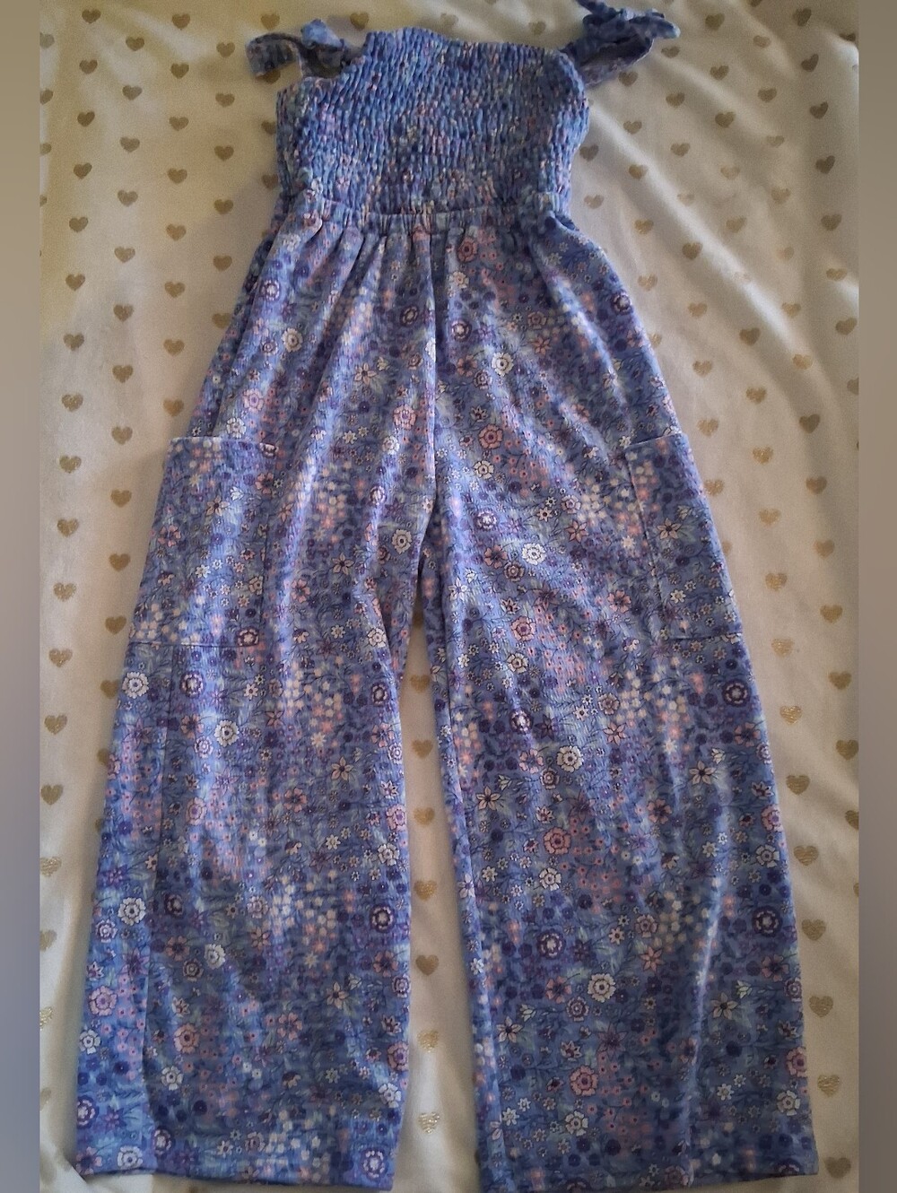 10/$40 Paisley Lane Girls Flotal Jumpsuit